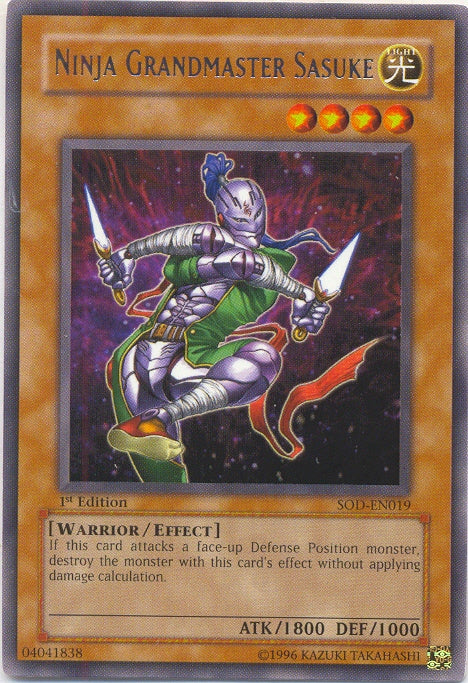 Gran Maestro Ninja Sasuke [SOD-EN019] Raro 