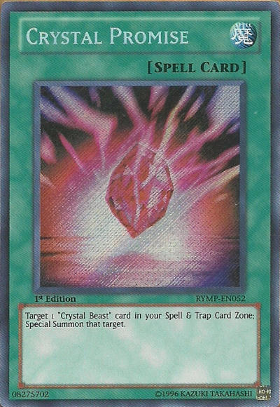 Promesa de Cristal [RYMP-EN052] Secreta Rara 