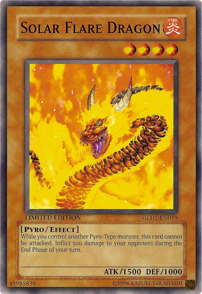 Dragón de llamarada solar [GLD1-EN019] Común 