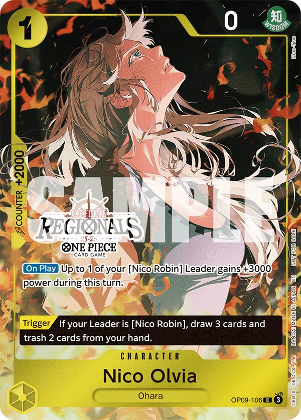 Nico Olvia (Paquete de participación regional sin conexión 2025 Vol.1) [Tarjetas promocionales de One Piece] 