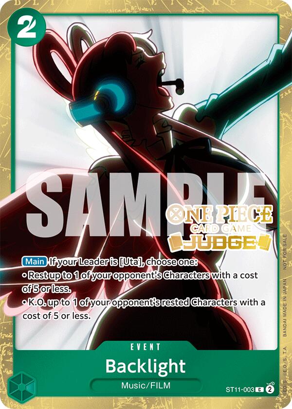 Retroiluminación (Paquete de Juez Vol. 5) [Tarjetas Promocionales de One Piece] 