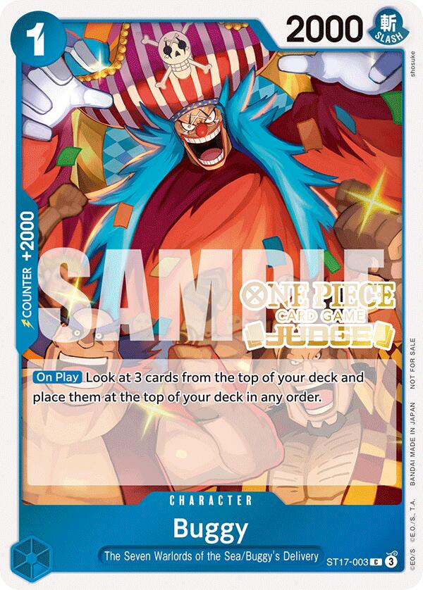 Buggy (Paquete de Juez Vol. 5) [Tarjetas Promocionales de One Piece] 