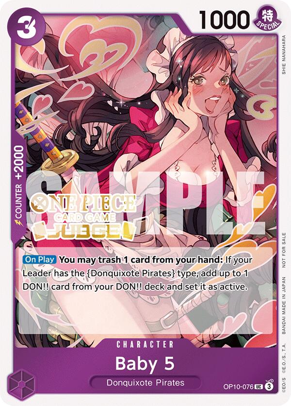 Bebé 5 (Paquete de Juez Vol. 5) [Tarjetas Promocionales de One Piece] 