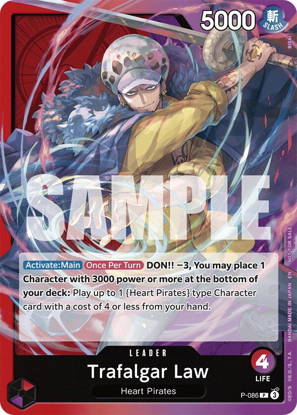 Trafalgar Law (Evento de lanzamiento OP10) [Tarjetas promocionales de One Piece] 