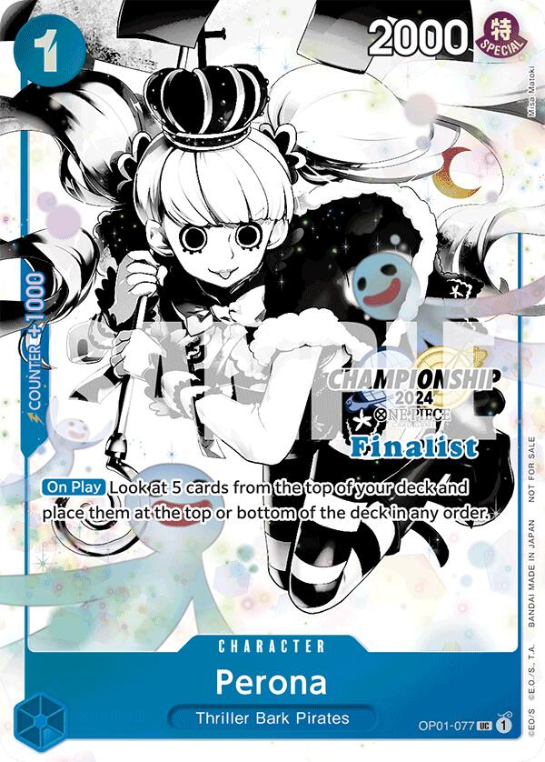 Perona (Colección de cartas del Campeonato 2024, vol. 2) [Cartas promocionales de One Piece] 