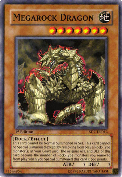 Dragón Megarock [SD7-EN012] Común 