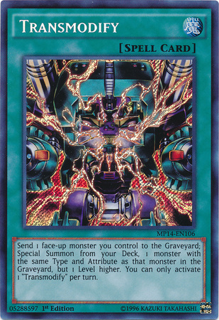 Transmodificar [MP14-EN106] Secreto Raro 