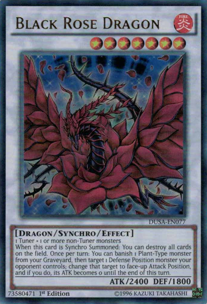 Dragón Rosa Negra [DUSA-EN077] Ultra Raro 