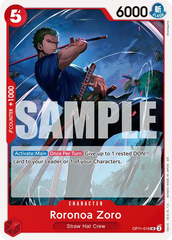 Roronoa Zoro [Un puño de velocidad divina] 