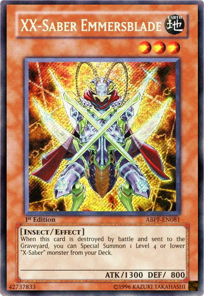 XX-Saber Emmersblade [ABPF-EN081] Secreta Rara 