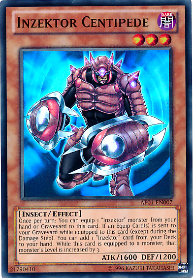 Ciempiés Inzektor [AP01-EN007] Súper Raro 
