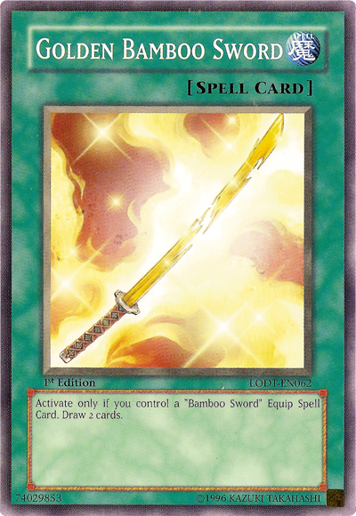 Espada de bambú dorado [LODT-EN062] Común 
