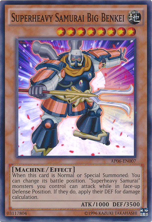 Superpesado Samurai Big Benkei [AP06-EN007] Súper Raro 