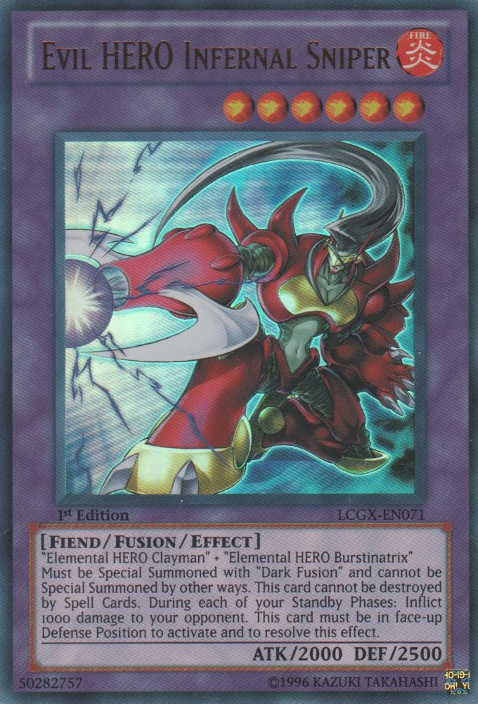 HÉROE Malvado Francotirador Infernal [LCGX-EN071] Ultra Raro 