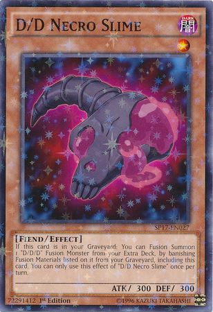 D/D Necro Slime [SP17-EN027] Starfoil Raro 