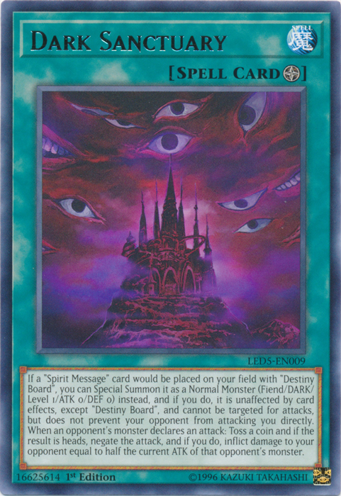 Santuario Oscuro [LED5-EN009] Raro 