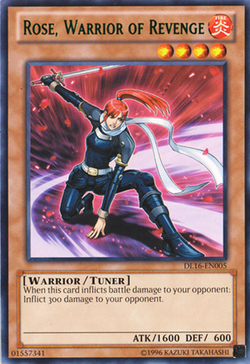 Rosa, Guerrera de la Venganza (Verde) [DL16-EN005] Rara 