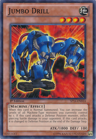 Taladro Jumbo [SP14-EN014] Starfoil Raro 