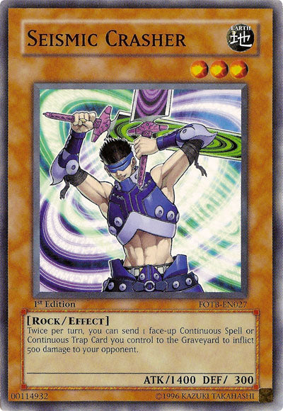 Seismic Crasher [FOTB-EN027] Común 