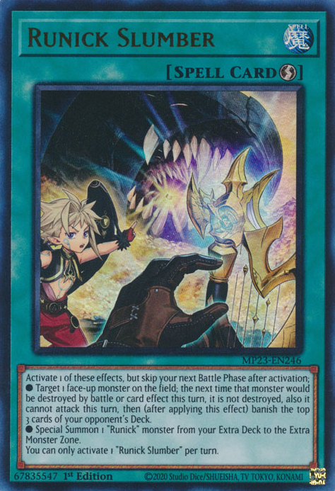 Runick Slumber [MP23-EN246] Ultra Raro 