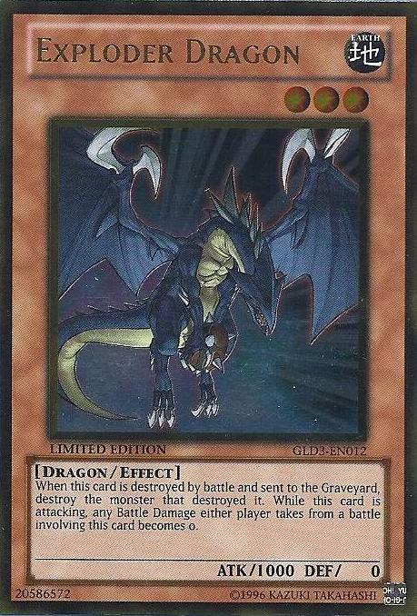 Dragón Explosivo [GLD3-EN012] Oro Raro 