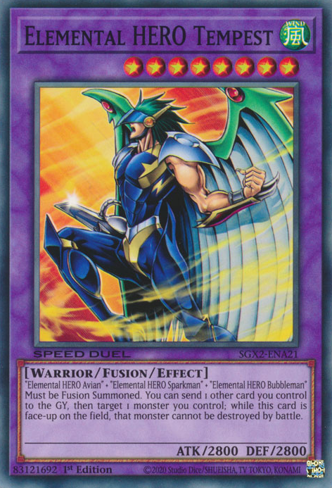 HÉROE Elemental Tempest [SGX2-ENA21] Común 