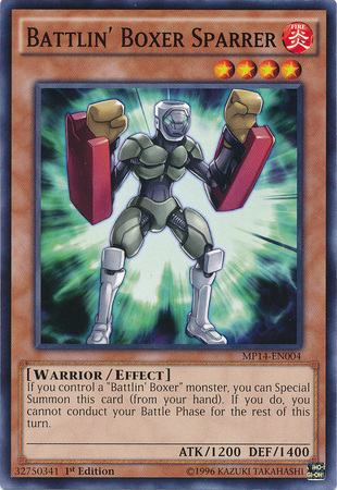 Boxer Sparrer de batalla [MP14-EN004] Común 