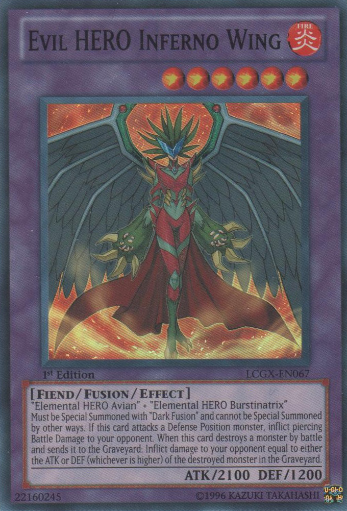 イービル・ヒーロー インフェルノ・ウィング [LCGX-EN067] スーパーレア