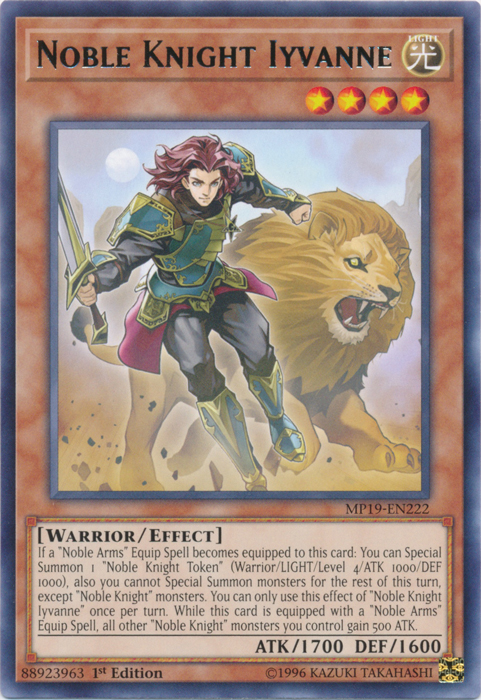 Caballero Noble Iyvanne [MP19-EN222] Raro 