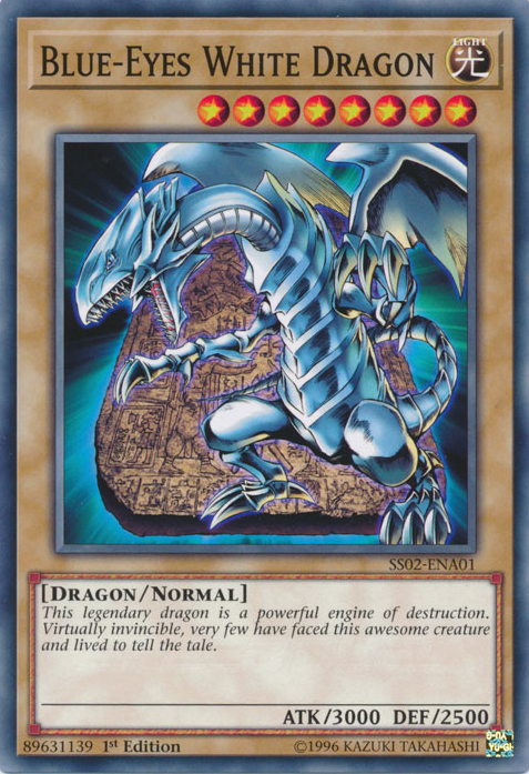 Dragón Blanco de Ojos Azules [SS02-ENA01] Común 
