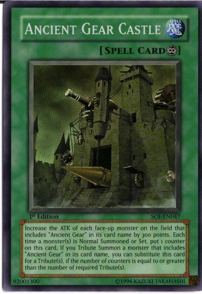 Castillo de Engranajes Antiguos [SOI-EN047] Súper Raro 