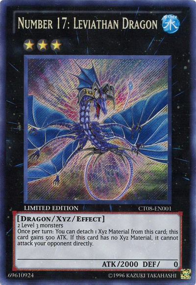 Número 17: Dragón Leviatán [CT08-EN001] Secreto Raro 