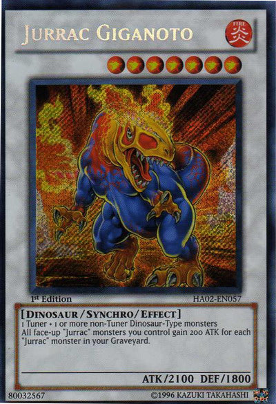 Jurrac Giganoto [HA02-EN057] Secreto Raro 