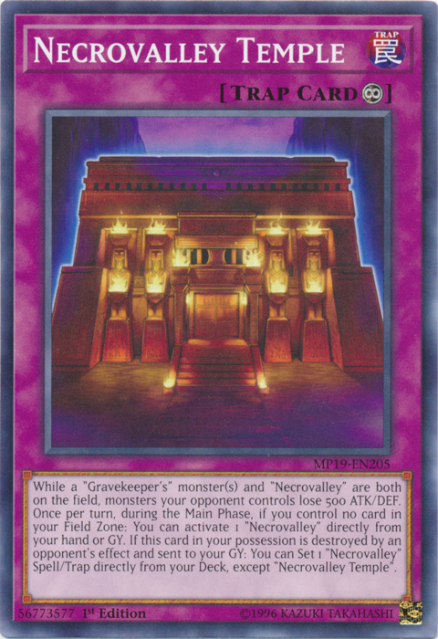 Templo del Valle Necro [MP19-EN205] Común 