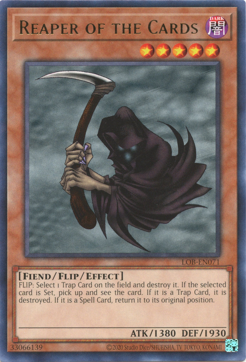 Segador de Cartas (25.º Aniversario) [LOB-EN071] Raro 