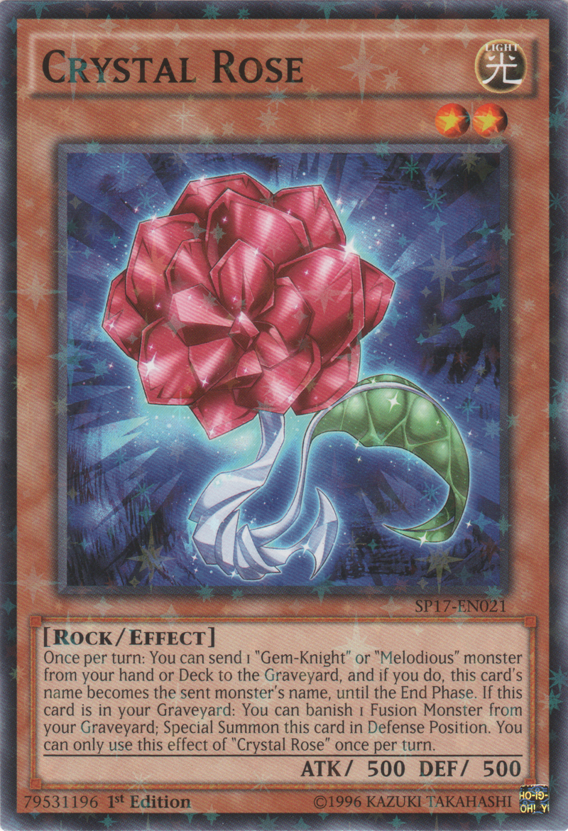 Rosa de Cristal [SP17-EN021] Starfoil Rara 