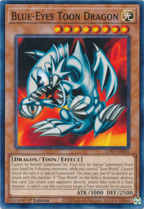 Dragón Toon de Ojos Azules [LDS1-EN056] Común 