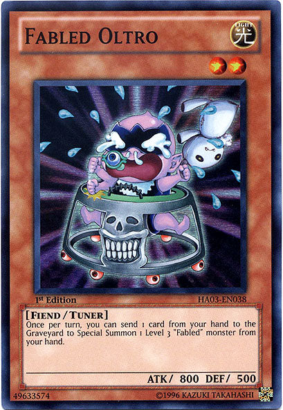 Oltro legendario [HA03-EN038] Súper raro 