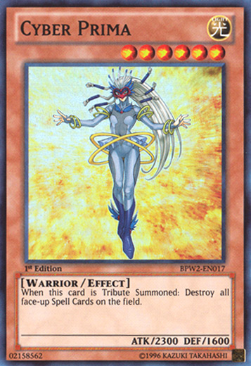 Cyber ​​Prima [BPW2-EN017] Súper Rara 