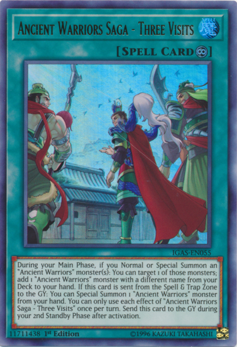 Saga de Guerreros Ancestrales - Tres Visitas [IGAS-EN055] Ultra Raro 