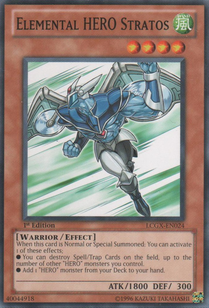 HÉROE Elemental Stratos [LCGX-EN024] Común 