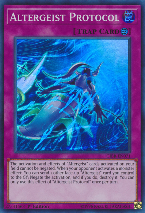 Protocolo Altergeist [CIBR-EN071] Súper Raro 