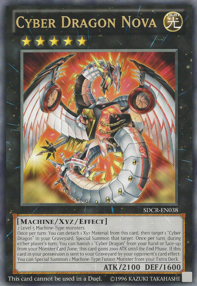 Cyber ​​Dragon Nova (tamaño extragrande) (Machine Madness) [SDCR-EN038] Promo 