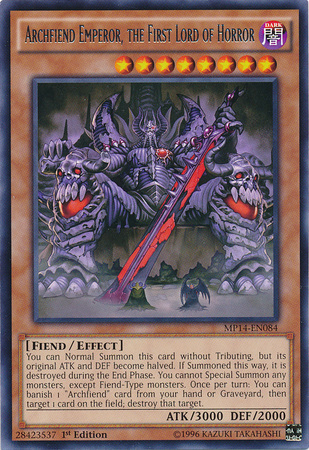 Emperador Archidemonio, el Primer Señor del Horror [MP14-EN084] Raro 