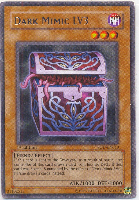 Mimic Oscuro LV3 [SOD-EN010] Raro 