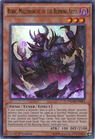 Rubic, Malebranche del Abismo Ardiente [NECH-EN082] Ultra Raro 