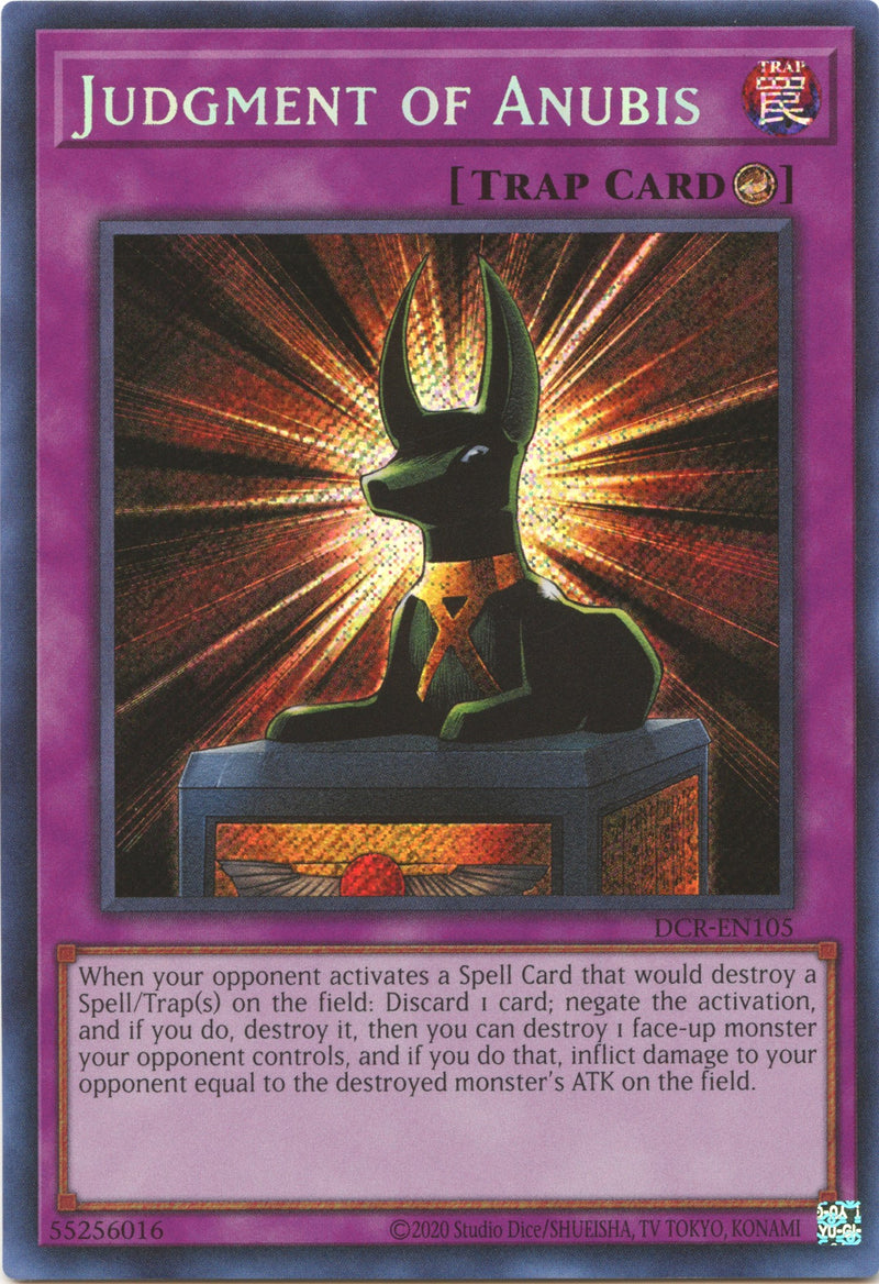 Juicio de Anubis (25.º aniversario) [DCR-EN105] Secreta Rara 