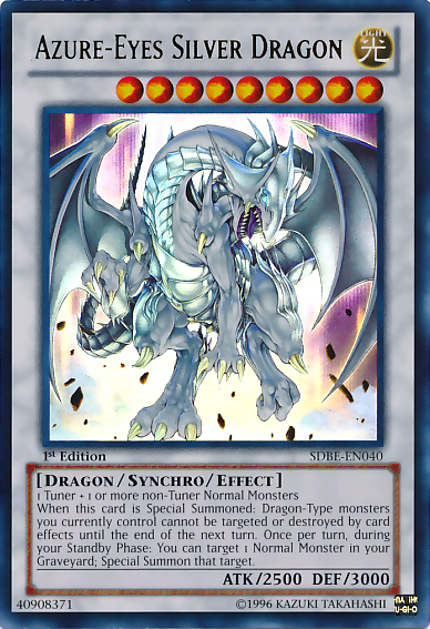 Dragón Plateado de Ojos Azules [SDBE-EN040] Ultra Raro 