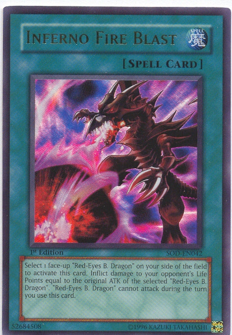 Explosión de fuego infernal [SOD-EN042] Ultra rara 