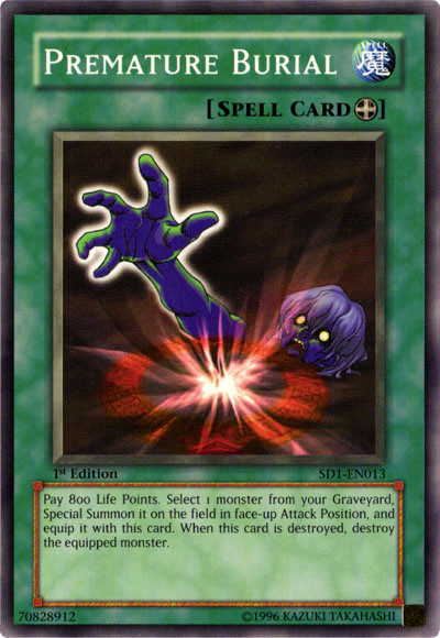 Entierro prematuro [SD1-EN013] Común 